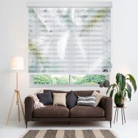 پرده زبرا زیو مدل 3D-1185 سایز 150x200 سانتی متر