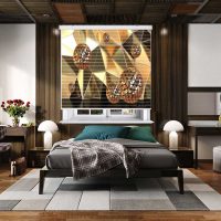 پرده زبرا زیو مدل  3D1152 سایز 150x150 سانتی متر
