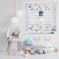 پرده زبرا زیو مدل K3039 سایز 150x200 سانتی متر