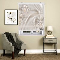پرده زبرا زیو مدل سیلوئت 3D1290 سایز 150x150 سانتی متر