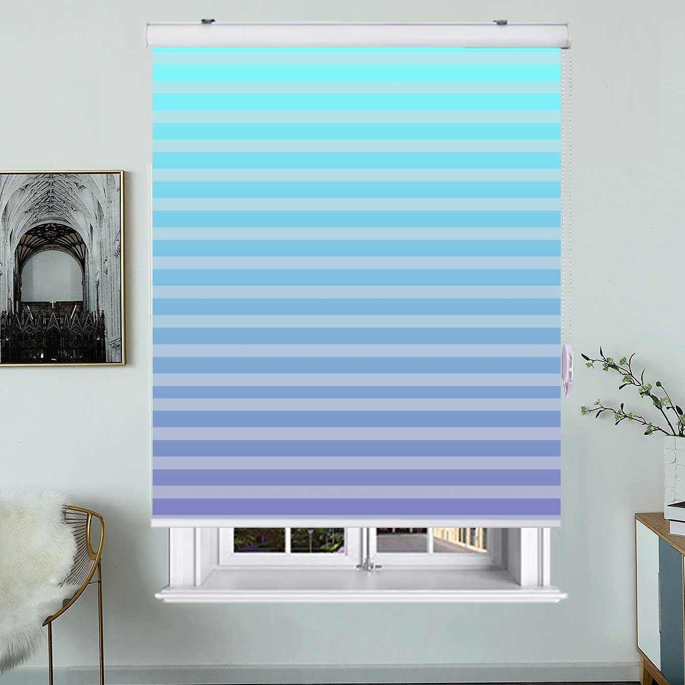 پرده زبرا زیو مدل G 11 سایز 150x150 سانتی متر