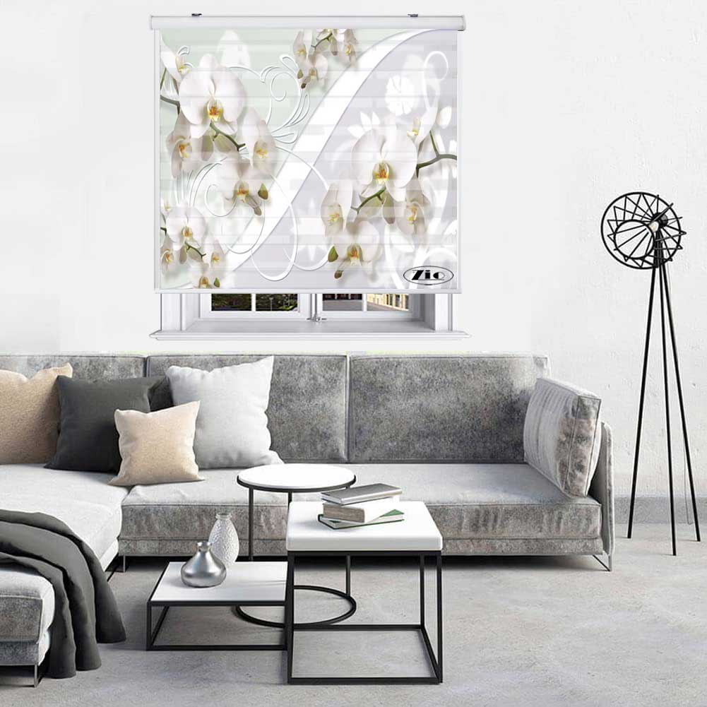پرده زبرا زیو کد 3D1451 سایز 150X150 سانتی متر