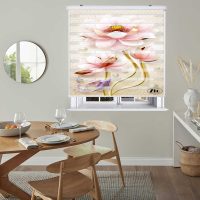 پرده زبرا زیو کد 3D1525 سایز 150X150 سانتی متر