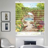 پرده زبرا زیو مدل L5042 سایز 100x280 سانتی متر