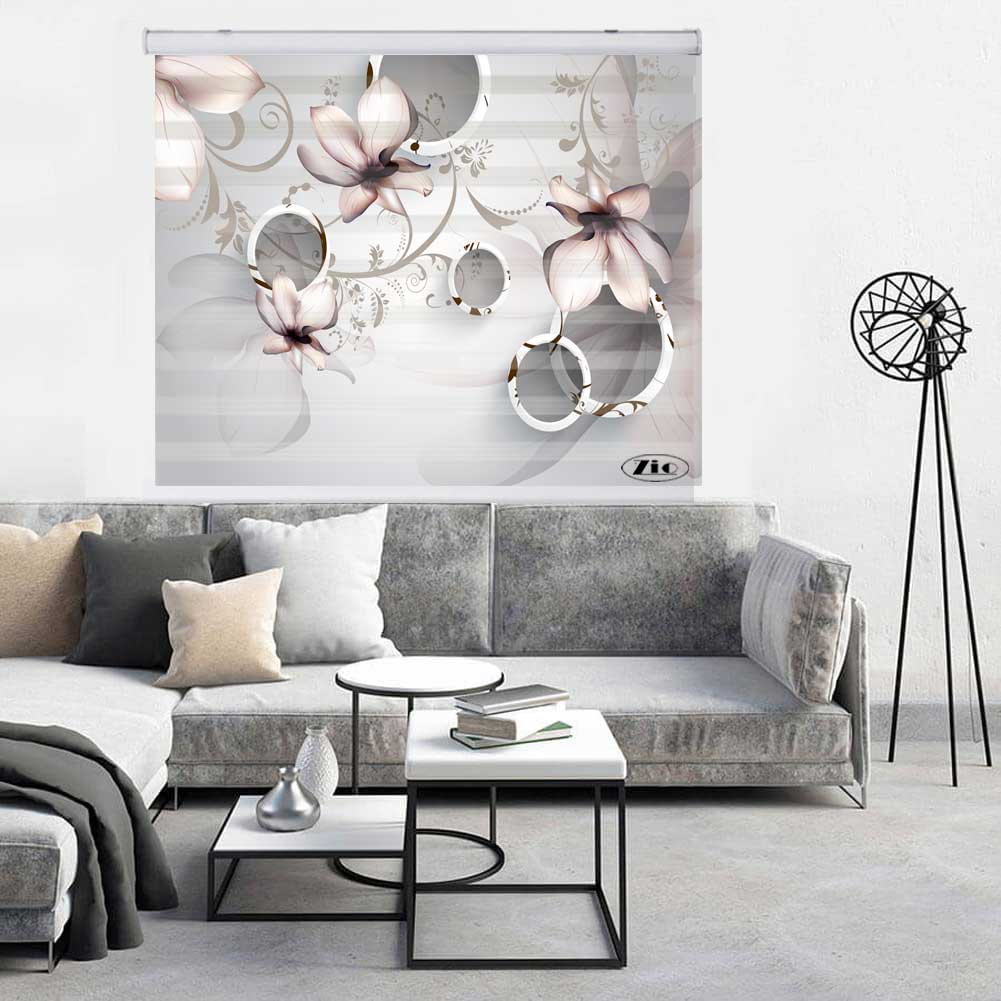 پرده زبرا زیو کد 3D1174 سایز 150x200 سانتی متر