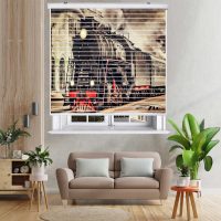 پرده زبرا زیو مدل سیلوئتOV 7022سایز 150x150 سانتی متر