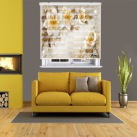پرده زبرا زیو کد 3D1531 سایز 150X150 سانتی متر