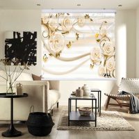 پرده زبرا زیو کد 3D1246 سایز 150x200 سانتی متر
