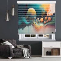 پرده زبرا زیو مدل O-7023 سایز 100x150 سانتی متر