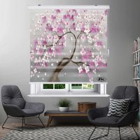 پرده زبرا زیو مدل 3D1349 سایز 200x200 سانتی متر