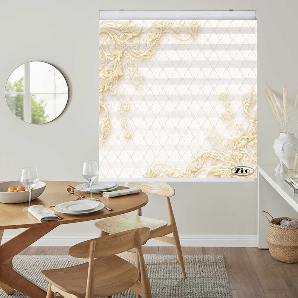 پرده زبرا زیو کد 3D1182 سایز 150x200 سانتی متر