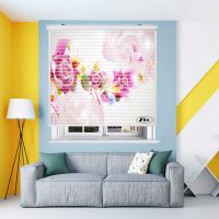 پرده زبرا زیو مدل سیلوئت 3D1427 سایز 150x150 سانتی متر