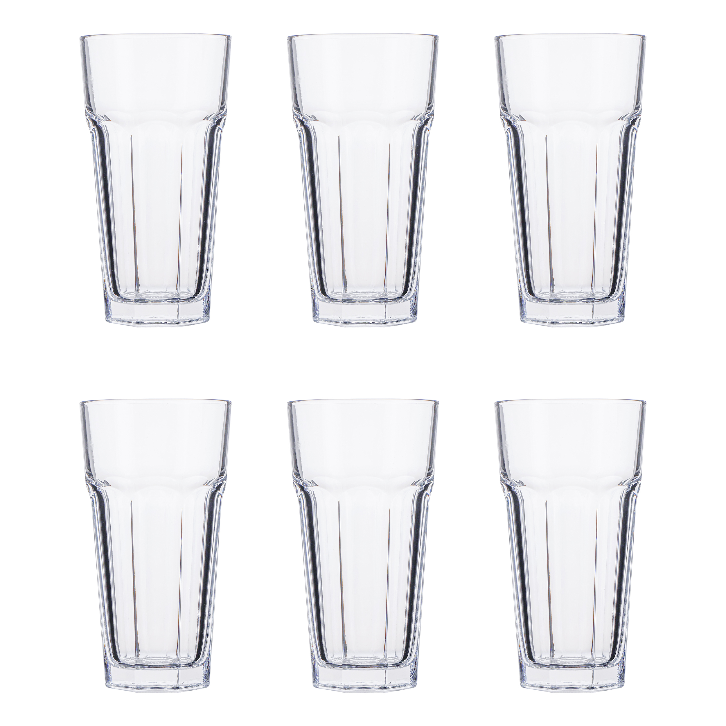 لیوان پاشاباغچه مدل Long Drink کد 52706 بسته 6 عددی