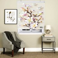 پرده زبرا زیو مدل سیلوئت 3D1221 سایز 150x150 سانتی متر