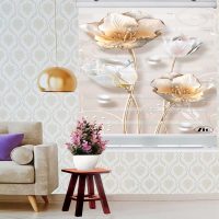 پرده زبرا زیو کد 3D1080 سایز 150x200 سانتی متر