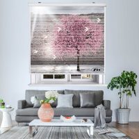 پرده زبرا زیو مدل 3D1121 سایز 150x150 سانتی متر