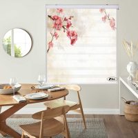 پرده زبرا زیو کد 3D1405 سایز 150x200 سانتی متر