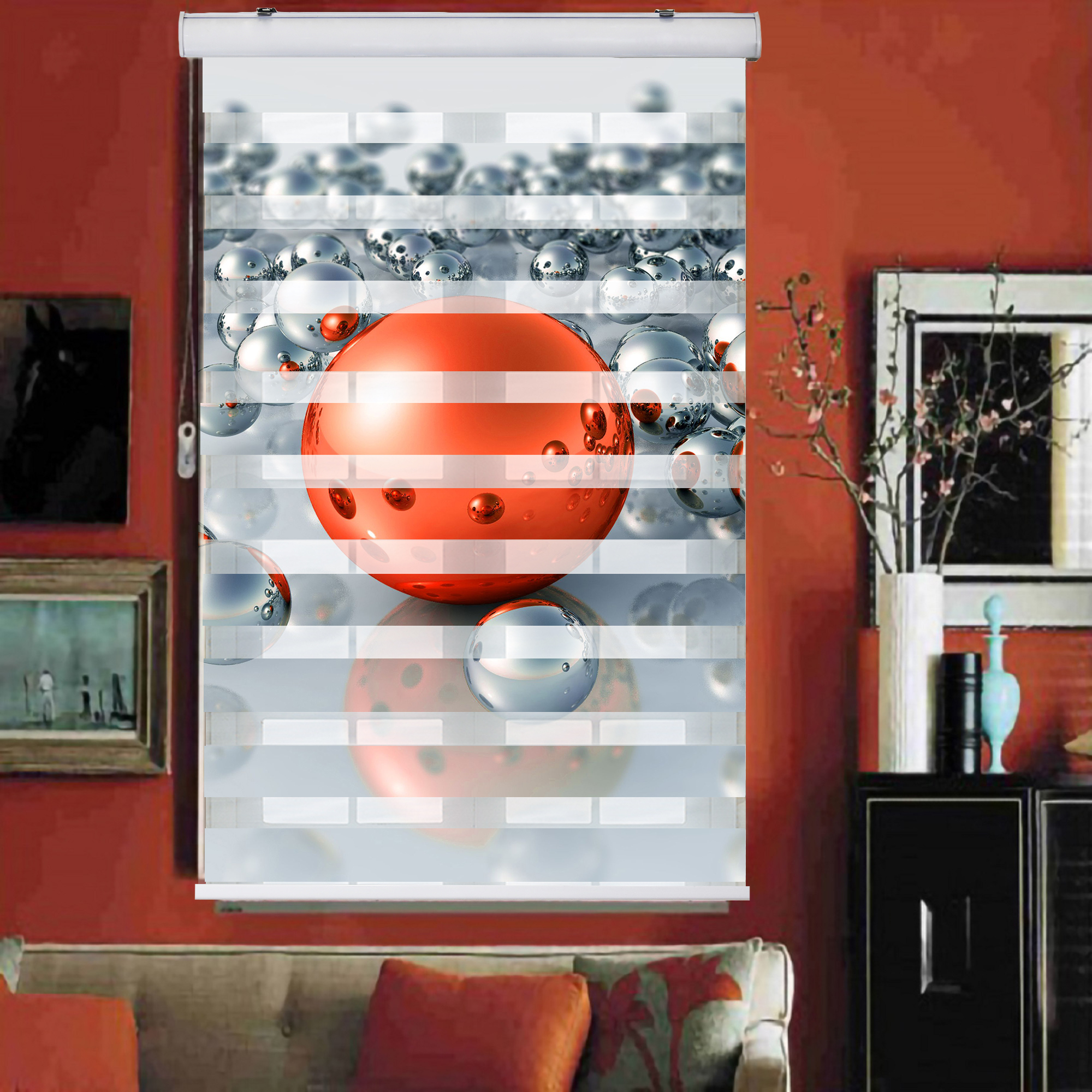 پرده زبرا زیو کد 3D001 سایز 200 × 140 سانتی‌ متر