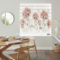 پرده زبرا زیو کد 3D1125 سایز 150x150 سانتی متر