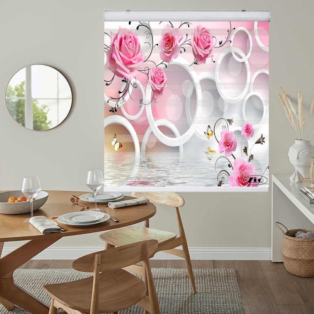 پرده زبرا زیو کد 3D1269 سایز 150x200 سانتی متر