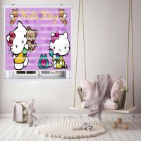 پرده زبرا زیو کد K3069 سایز 150X150 سانتی متر
