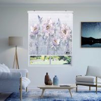 پرده زبرا زیو مدل سیلوئت 3D1530 سایز 150x150 سانتی متر