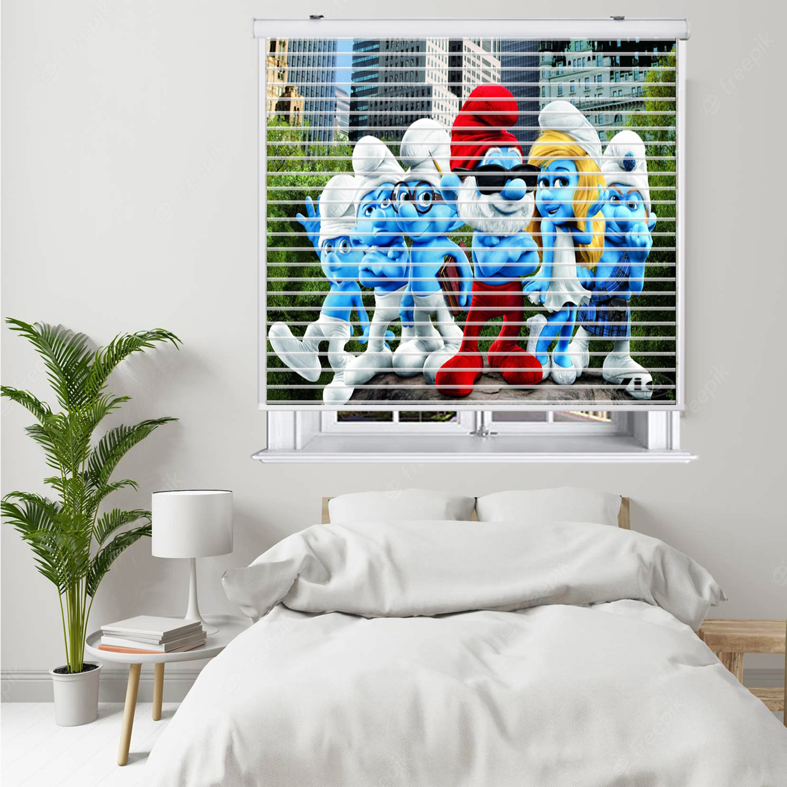 پرده زبرا زیو مدل سیلوئت K3060 سایز 150x150 سانتی متر
