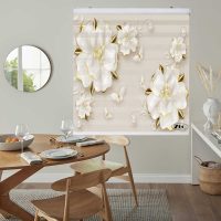 پرده زبرا زیو کد 3D1163 سایز 150x150 سانتی متر