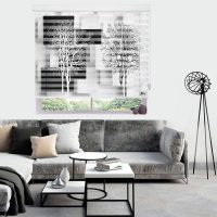 پرده زبرا زیو مدل 3D-1137 سایز 100x150 سانتی متر
