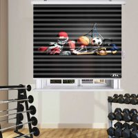 پرده زبرا زیو مدل Sport اسپورت  سایز 200x150 سانتی متر
