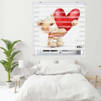 پرده زبرا زیو کد K3067 سایز 150X150 سانتی متر