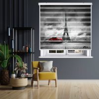 پرده زبرا زیو کد OV 7014 سایز 150x150 سانتی متر