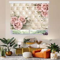 پرده زبرا زیو مدل 3D-1101 سایز 150x150 سانتی متر