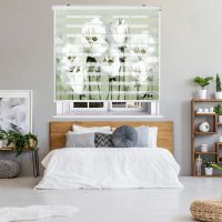 پرده زبرا زیو کد P6051 سایز 150x150 سانتی متر