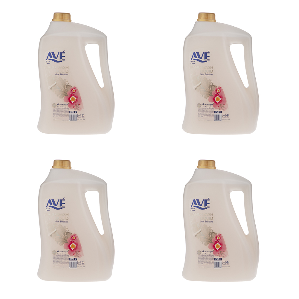 مایع دستشویی اوه مدل Velvet Touch مقدار 3750 گرم بسته ۴ عددی