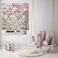 پرده زبرا زیو مدل سیلوئت 3D1473 سایز 150x150 سانتی متر