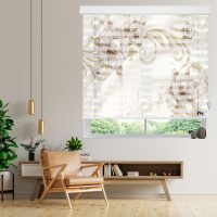 پرده زبرا زیو مدل 3D-1114 سایز 100x200 سانتی متر