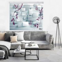 پرده زبرا زیو کد 3D1263 سایز 150x200 سانتی متر
