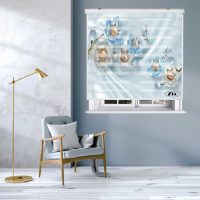 پرده زبرا زیو کد 3D1536 سایز 150X150 سانتی متر