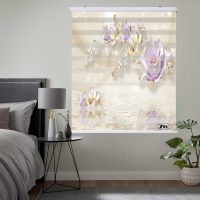 پرده زبرا زیو کد 3D1189 سایز 150x150 سانتی متر
