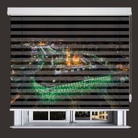 پرده زبرا زیو مدل بین الحرمین M-11 سایز 150x200 سانتی متر