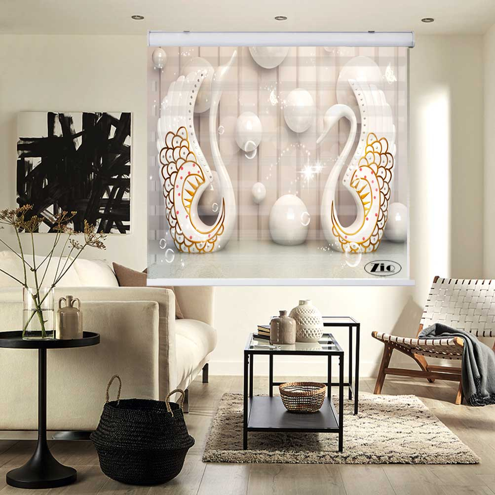 پرده زبرا زیو کد 3D1199 سایز 150x200 سانتی متر