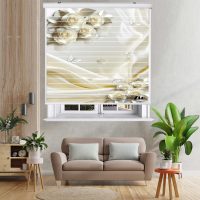 پرده زبرا زیو مدل 3D1053 سایز 150x150 سانتی متر