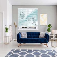 پرده زبرا زیو کد 3D1511 سایز 150X150 سانتی متر