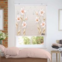 پرده زبرا زیو مدل سیلوئت 3D1358 سایز 150x150 سانتی متر
