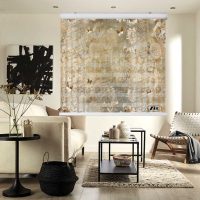 پرده زبرا زیو کد 3D1202 سایز 150x150 سانتی متر