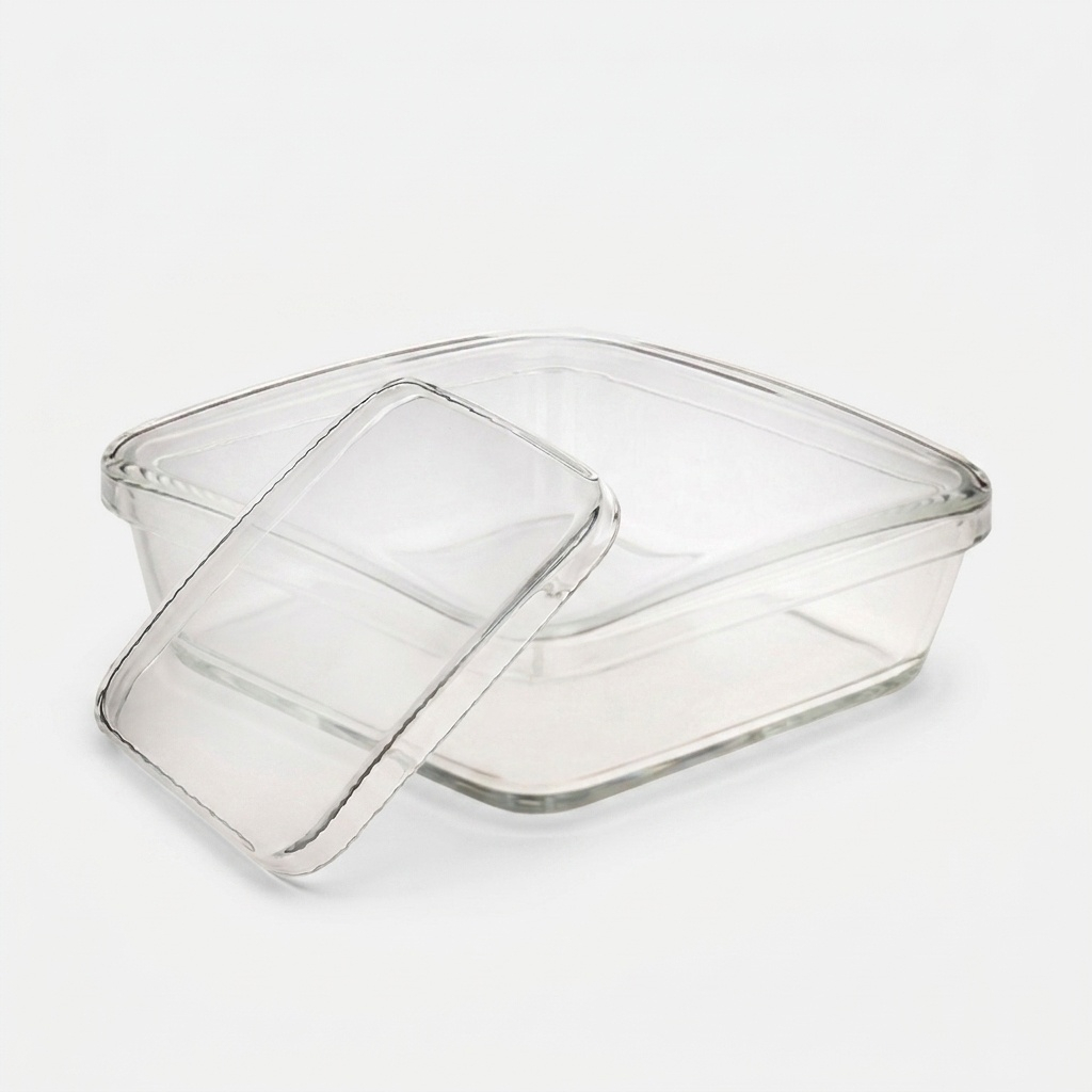 ظرف نگهدارنده لیمون مدل شیشه ای دربدار کد RM2154