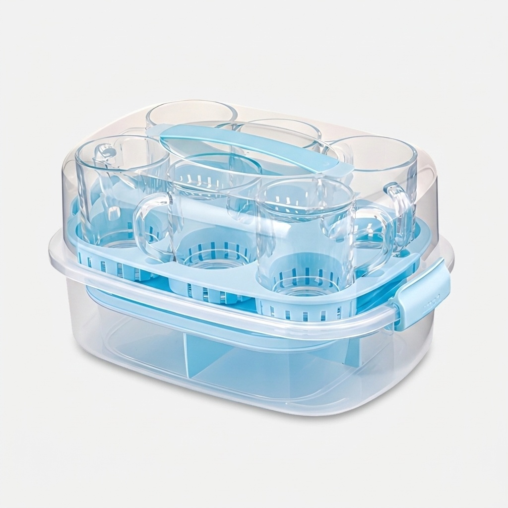 سبد پیک نیک لیمون مدل چای خوری کد FIDOKA-2440