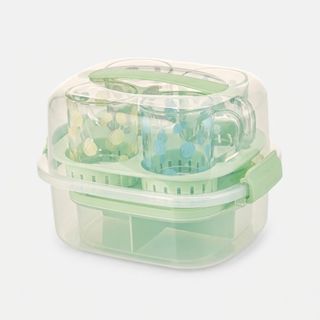 سبد پیک نیک لیمون مدل چای خوری کد FIDOKA-2241