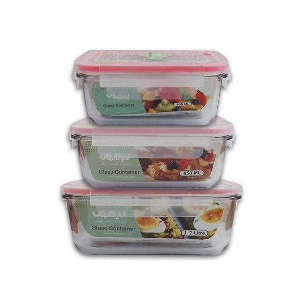 ظرف نگهدارنده لیمون مدل MD953 مجموعه 3 عددی